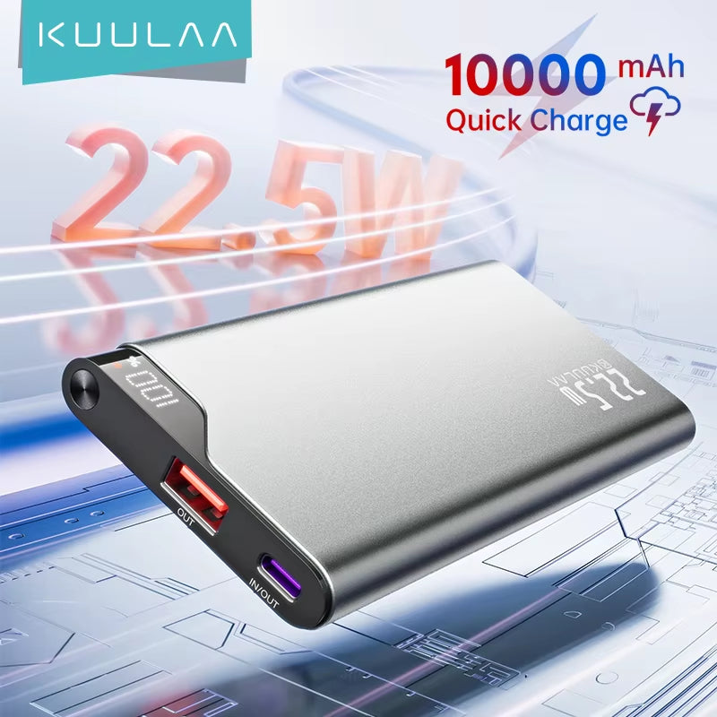 22.5W Power Bank 10000Mah Portable Charger Powerbank Fast Charging External Battery for Iphone16 15 14 Xiaomi Poweer Bank