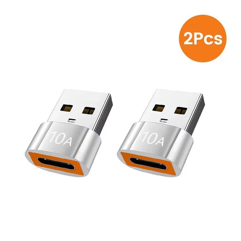 10A USB 3.0 to Type C Data Adapter OTG USB C Male to USB Female Converter for Macbook Laptop Xiaomi Samsung Fast OTG Connector