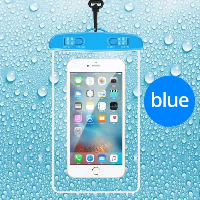 Floating Airbag Waterproof Swim Bag Phone Case For iPhone 11 12 13 14Pro Max Samsung S23 S22 Xiaomi 13 Huawei P30 20 Lite Cover - Minedsy