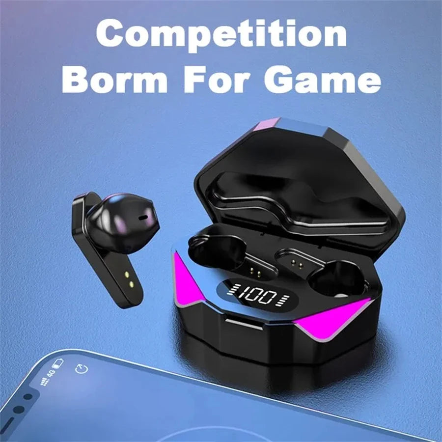 NEW AIR X15 Earphones Bluetooth Wireless Gamer Headphones Sport Low Latency Earbuds Fone Gamer Headset Gamer with Mic Handfree