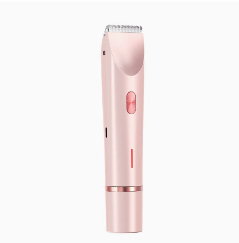 2 In 1 Hair Removal Epilator USB Rechargeable Trimmer Women Body Razor Face Leg Armpit Bikini Hand Pubic Shaver Hair Remover - Minedsy