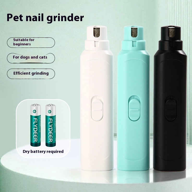 Pet Nail Grinder Dog Cat Battery Model Nail Trimmer Large And Small Dogs Nail Clippers Pet Grooming Tools Pet Products - Minedsy