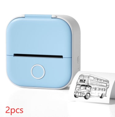 Portable Mini Thermal Label Printer Home Photo Printer Student Wrong Question Printer Bluetooth-compatible Mini Label Printer Price Tag - Minedsy